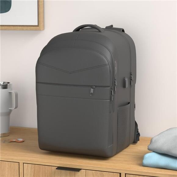 Travel Backpack, Large Carry on Backpack, 17 Inch Laptop Bag, Big Sturdy - Picture 2 of 7